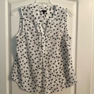 Talbots Sleeveless Blouse Large